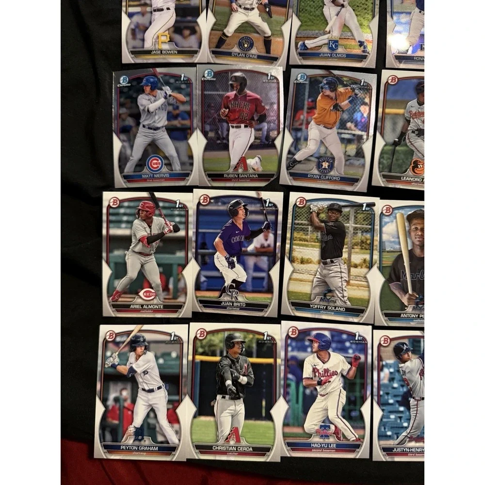 2021 /‎ 2023 Topps MLB Baseball cards BCP Series One, Numbered, BP lot of 25